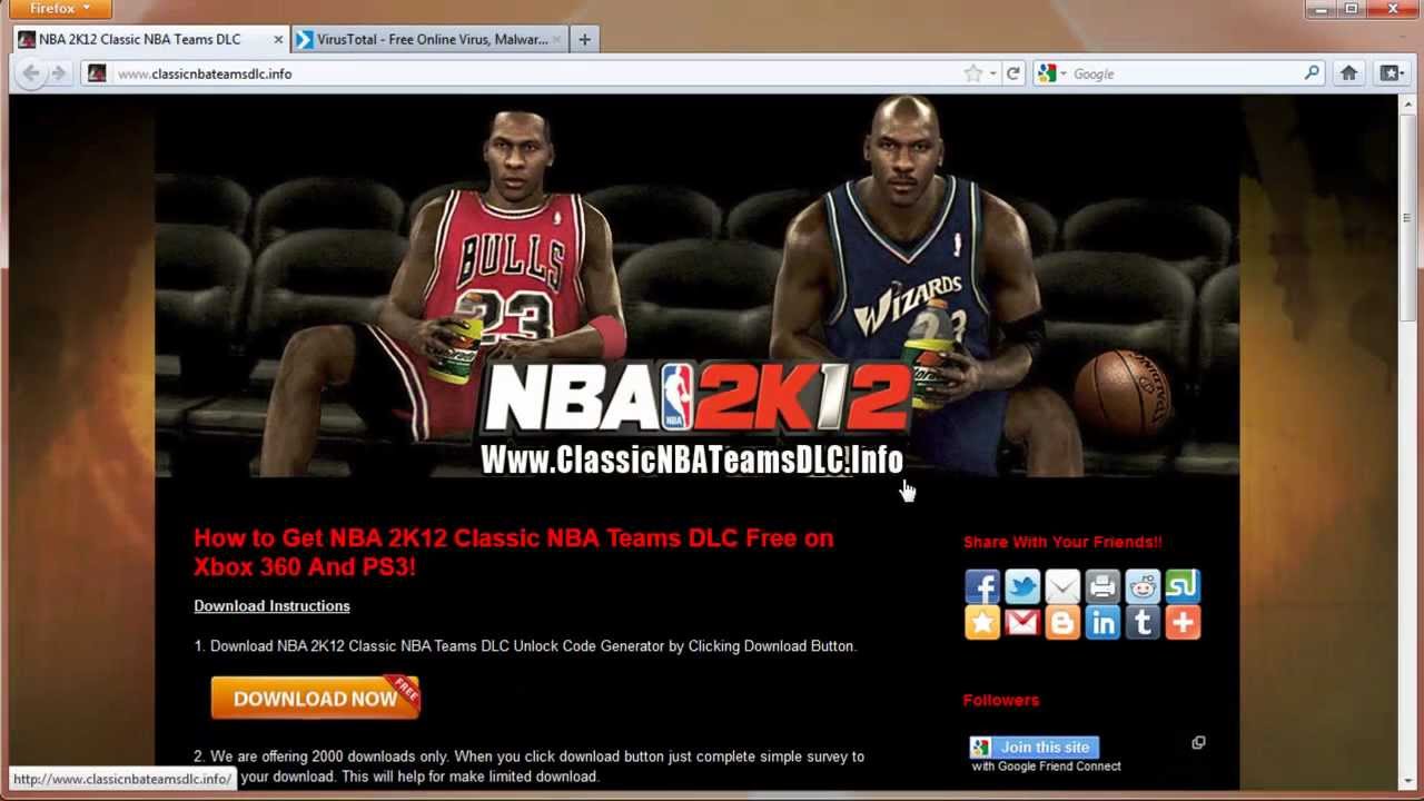 NBA 2K12 DLC Download： Get the Legends Showcase Now!