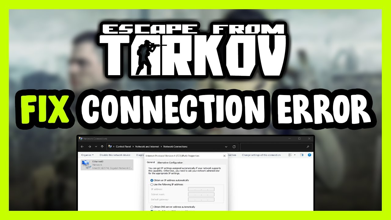 Fixing Tarkov Connection Errors： Common Solutions Explained