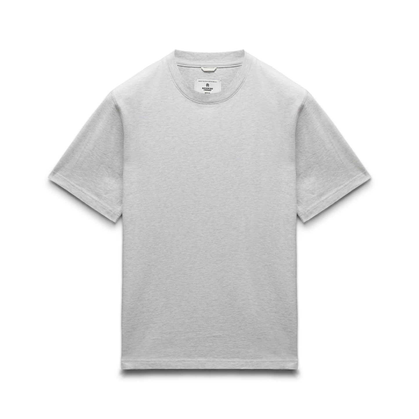 Ash Heather Tee - Midweight Organic Cotton for a Timeless Look