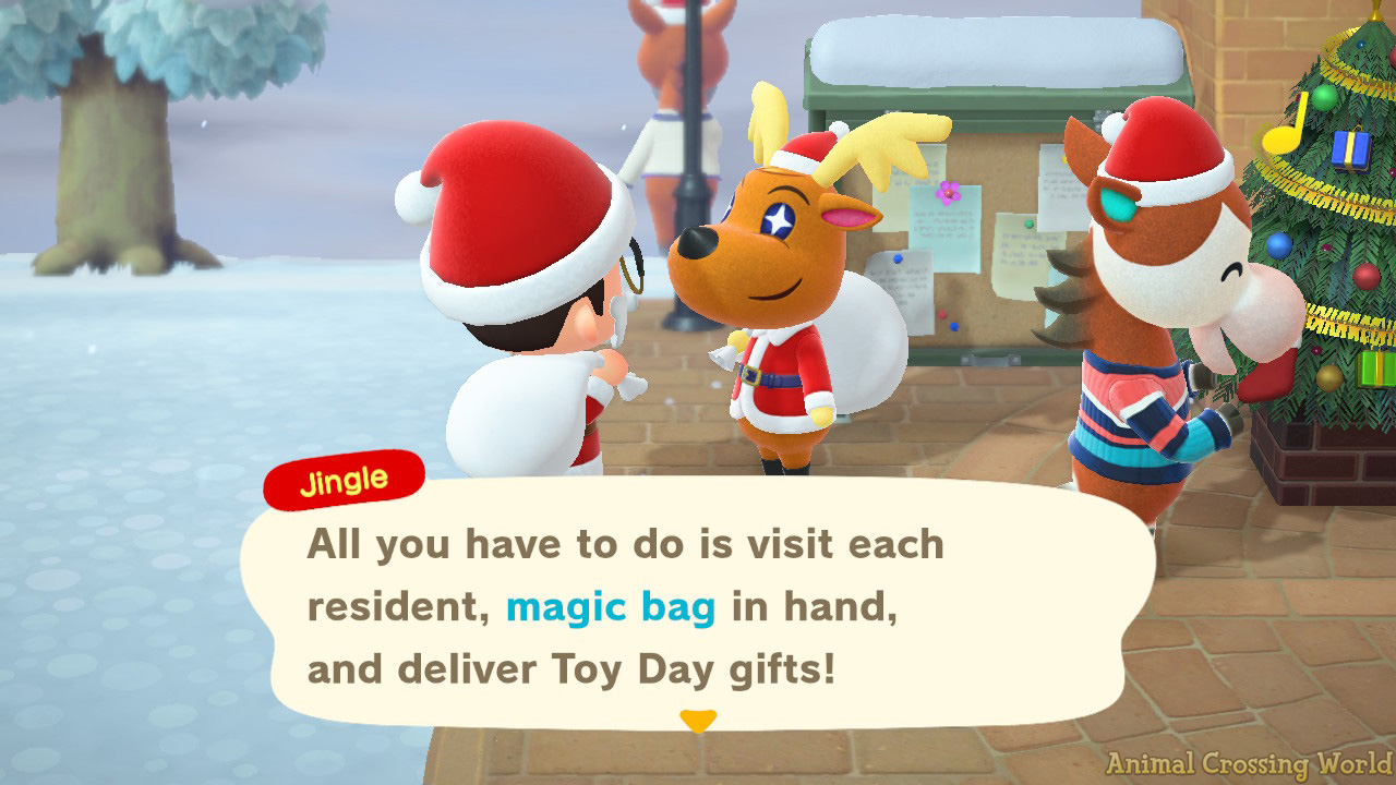 Christmas in Animal Crossing： How to Celebrate Toy Day on Your Island