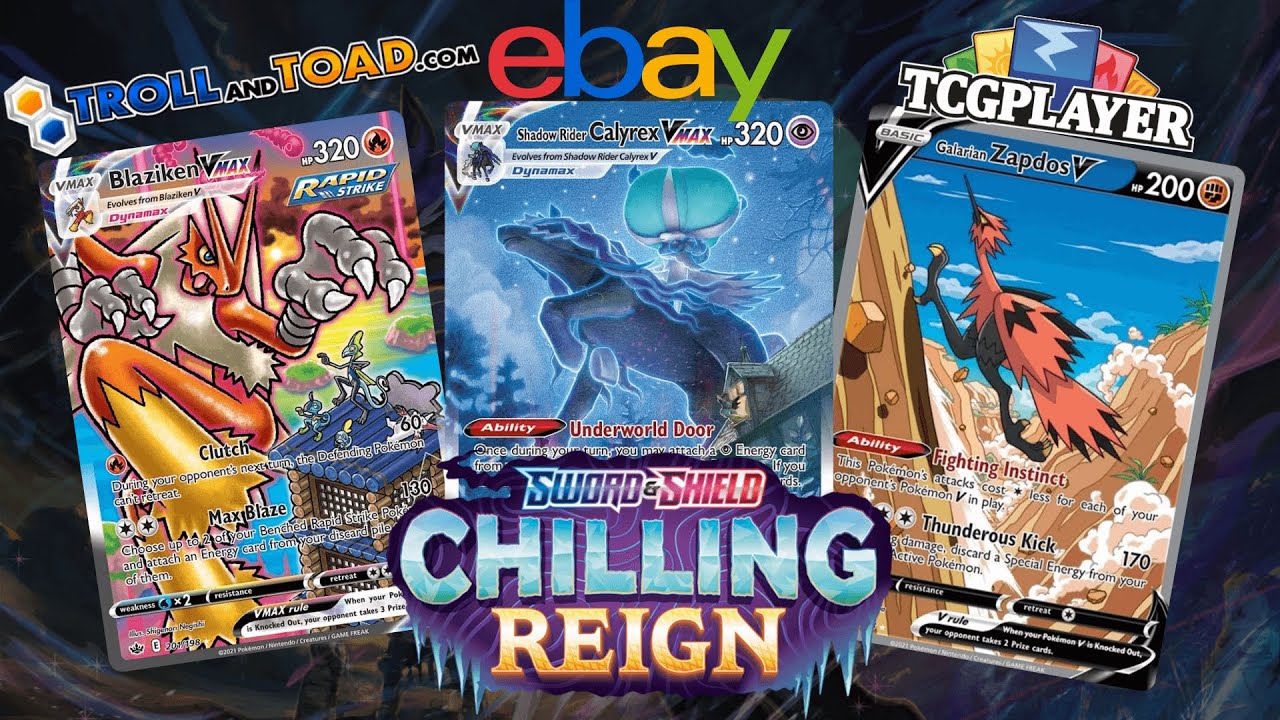 Pokemon TCG Chilling Reign Card List and Price Guide